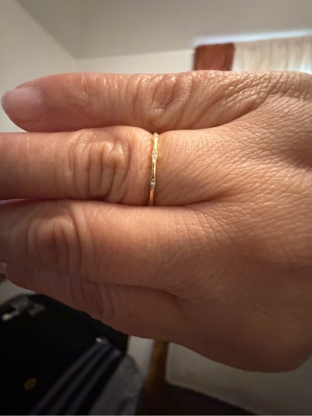 Gorjana 14K Gold Diamond Accent Ring - Picture 5 of 9